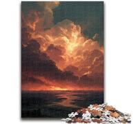 Puzzles for Adults 1000 Pieces Sunset Landscape for Age 14+ Educational Games For Adults And Teenagers Artwork Gift 50x75cm