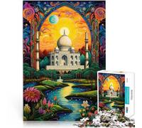 puzzles for adults 1000 pieces Taj Mahal of India Lernspiel-Herausforderungsspielzeug einzigartiges Herausforderungsspiel75x50cm