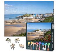 Puzzles for Adults 1000 Pieces, Tenby Harbour Pembrokeshire Wales Jigsaw Puzzles, Adult Puzzle for Adults, Educational Fun Games or Toys for Elders Friends 20X27 INCH