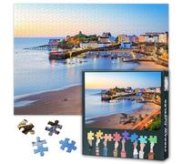 Puzzles for Adults 1000 Pieces, Tenby Harbour Pembrokeshire Wales UK Jigsaw Puzzles, Adult Puzzle for Adults, Educational Fun Games or Toys for Elders Friends 20X27 INCH