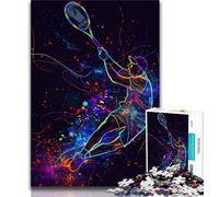 Puzzles for Adults 1000 Pieces Tennis Players Adult Jigsaw,Educational Games Wall Decoration Unique Birthday And Xmas Gifts 26x38cm