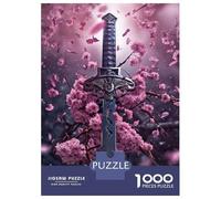 Puzzles for Adults 1000 Pieces The Broken Katana Jigsaw Puzzle Brain Teaser Game But Fun And Humorous Christmas Birthday Gifts 52x38cm/1000pcs