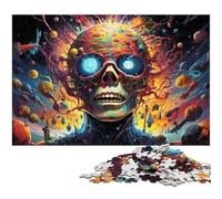 Puzzles for Adults 1000 Pieces The Colorful Psychedelia of An Alien Prodigy Precision Cut Jigsaw Puzzle Is Ideal As Gifts for The Whole Family 1000 PCS(38x26cm)