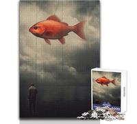 Puzzles for Adults 1000 Pieces The Goldfish Brainteaser Family Games Staycation Kill Time Gifts Ideas Size 50x75cm