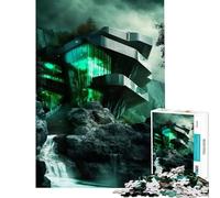 Puzzles for Adults 1000 Pieces The Urban Oasis Impossible Game Learning Educational Toys Birthday Gifts Precision Cutting (Size 50x75cm)