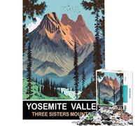 Puzzles for Adults 1000 Pieces Three Sisters Mountain Family Games for Educational Game Challenge Toy Gifts for Women Men Wall Decoration (size 50x75cm)