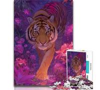 Puzzles for Adults 1000 Pieces Tiger Adult Jigsaw,Educational Games Wall Decoration Unique Birthday And Xmas Gifts 26x38cm