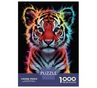 Puzzles for Adults 1000 Pieces Tiger Baby Jigsaw for Adults Brain Teaser Game Analysis And Logic Fun Activities at Home 52x38cm/1000pcs