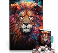 puzzles for adults 1000 pieces tiger colorful tones Stressabbau Staycation Zeit totschlagen Ein Kunstwerk50x70cm