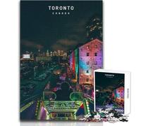 Puzzles for Adults 1000 Pieces Toronto Educational Family Game Stress Reliever Gift For Birthdays Size 50x75cm