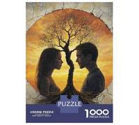 Puzzles for Adults 1000 Pieces Tree of Life Romance Art Print Adult Jigsaw Puzzle Hands-on Game Staycation Kill Time Challenging Game Gifts 70x50cm/1000pcs