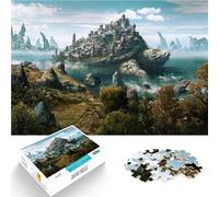 puzzles for adults 1000 pieces Turtle Village Made of cardboard Suitable for people aged 14 and above Challenging To Complete But Fun And Humorous Great Gift。size:26x38cm/10.24x14.96inch