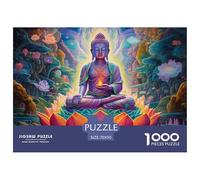 。 Puzzles for Adults 1000 Pieces, Upgraded Version 70x50cm/1000pcs Buddha Educational Games Brain Challenge Da Ri Tathagata Puzzles for Adult Kids
