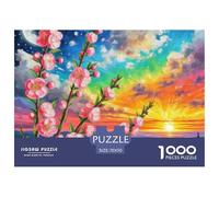 。 Puzzles for Adults 1000 Pieces, Upgraded Version 70x50cm/1000pcs Prickly Plum Educational Games Brain Challenge Natural Wonders Puzzles for Adult Kids
