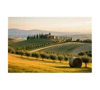 Puzzles for Adults 1000 Pieces Val d Orcia Tuscany Italy Wooden Jigsaw Puzzles Challenging Fun Family Game Gifts Toy for Kids Seniors Party Boys Girls