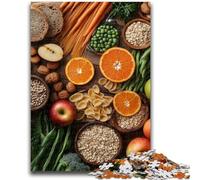 Puzzles for Adults 1000 Pieces Vegetables Collection Difficult And Challenge with Matching Poster And Trivia Sheet for Age 14 50x75cm