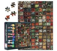 Puzzles for Adults 1000 Pieces, Vegetables Jigsaw Puzzles, Farmer's Market Adult Puzzle for Adults, Educational Fun Games or Toys for Elders Friends 20X27 INCH