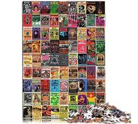 Puzzles for Adults 1000 Pieces vintage collage Cardboard puzzles Sustainable Puzzle for Adults 26x38cm