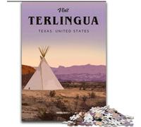 Puzzles for Adults 1000 Pieces Visit Terlingua, for Age 14 Years And over Home Decor As A Gift for The Whole Family And Friends 26x38cm