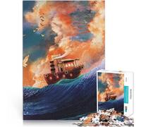 puzzles for adults 1000 pieces Warm days at the Ocean Staycation: Zeit totschlagen Geburtstagsgeschenk, Geschenke, Wandkunst75x50cm