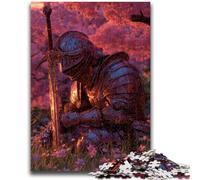 Puzzles for Adults 1000 Pieces Warrior Under The Cherry Blossoms for Educational Game Challenge Toy for Is Ideal As A Gift for The Whole Family 50x75cm
