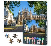 Puzzles for Adults 1000 Pieces, Westminster Abbey Jigsaw Puzzles, Catholicism Adult Puzzle for Adults, Educational Fun Games or Toys for Elders Friends 20X27 INCH