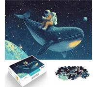 puzzles for adults 1000 pieces Whale You Join the Space Journey0 Präzisionsschnitt Heimdekoration Spielzeug38x26cm