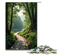 Puzzles for Adults 1000 Pieces Winding Path Leads to Secluded Place Impossible Puzzle Family Game Stress Reliever Difficult Challenge 1000 PCS(75x50cm)