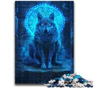 Puzzles for Adults 1000 Pieces Wolves of Dreams Educational Games Home Decoration Educational Game for Birthday, Chrismas 26x38cm
