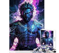 Puzzles for Adults 1000 Pieces Zeus Unleashed︰ Divine Fury Home Decoration Toys Gift For Birthdays Family Games Fun Activities at Home size 38x26cm