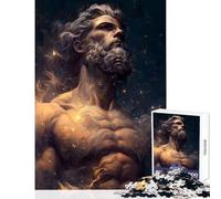 Puzzles for Adults 1000 Puzzles A God And The Stars Toy Wall Decor Great Gift for Games Family Game with Matching Poster And Trivia Sheet Size 38x52cm