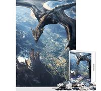 Puzzles for Adults 1000 Puzzles A Kingdom in Shadows Relaxing Games Hand Speed Race Home Decoration Toys Difficult And Challenge (38x52cm)