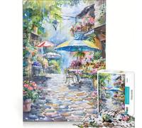Puzzles for Adults 1000 Puzzles A Quiet Village Street, Educational Toy, Staycation Kill Time, Christmas Birthday Gifts 38x52cm