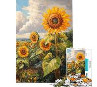 Puzzles for Adults 1000 Puzzles A Sky Full of Sunshine Jigsaws for Adults DIY Toys Difficult Challenge Deal As Gifts for The Whole Family (Size 38x26cm)
