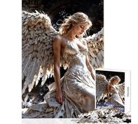 Puzzles for Adults 1000 Puzzles A Sultry Angel Cast Down Relaxing Games Hand Speed Race Home Decoration Toys Difficult And Challenge (38x52cm)