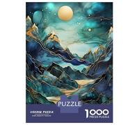 Puzzles for Adults 1000 Puzzles Abstract Aurora Borealis Jigsaw for Adults Hands-on Game For Family Fun Unique Birthday And Gifts 52x38cm/1000pcs