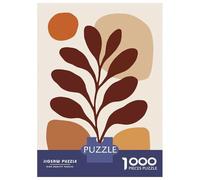 Puzzles for Adults 1000 Puzzles Abstract Botanical Art Print Puzzles for Adults Family Games Perfect Decoration Unique Birthday And Gifts 52x38cm/1000pcs
