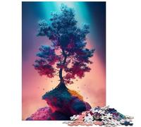 Puzzles for Adults 1000 Puzzles Aesthetic Tree Help The Brain Exercise Family Activities Brain Teaser Game for Age 14+ Game (50x75cm)