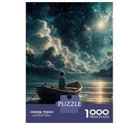 Puzzles for Adults 1000 Puzzles Alone at Last Puzzles for Adults Relax Games Staycation Kill Time for Birthday, Chrismas 70x50cm/1000pcs