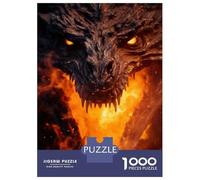 Puzzles for Adults 1000 Puzzles Ancient Fire Dragon Puzzle for Adults Relax Games Analysis And Logic Deal As Gifts for The Whole Family 70x50cm/1000pcs