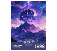 Puzzles for Adults 1000 Puzzles Anime Mountain Cosmos Puzzle for Adults Relax Games Analysis And Logic Deal As Gifts for The Whole Family 38x26cm/1000pcs