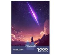 Puzzles for Adults 1000 Puzzles Anime Stargazer Landscape Puzzle for Adults Relax Games Analysis And Logic Deal As Gifts for The Whole Family 52x38cm/1000pcs