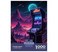 Puzzles for Adults 1000 Puzzles Arcade Machine Adventure Retro Gaming Fun! Puzzles for Adults Relax Games Staycation Kill Time for Birthday, Chrismas 52x38cm/1000pcs
