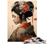 Puzzles for Adults 1000 Puzzles Asian Girl Portrait Help The Brain Exercise Family Activities Brain Teaser Game for Age 14+ Game (50x75cm)