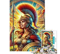 Puzzles for Adults 1000 Puzzles Athena, Gr oddess Adult Jigsaw Puzzles Improve Memory Help The Brain Exercise for Is Ideal As A Gifts (Size 38x26cm)