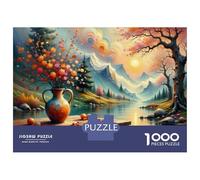Puzzles for Adults 1000 Puzzles Autumnal Serenity Landscape Adult Puzzles Family Game Wall Decoration Deal As Gifts for The Whole Family 52x38cm/1000pcs