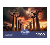 Puzzles for Adults 1000 Puzzles Baobab Tree Road Puzzles for Adults Relaxing Games Precision Cutting Deal As Gifts for The Whole Family 70x50cm/1000pcs
