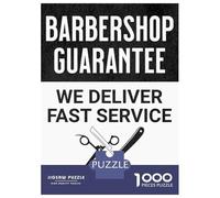 Puzzles for Adults 1000 Puzzles BARBERSHOP FAST WHITE Jigsaw for Adults Hands-on Game For Family Fun Unique Birthday And Gifts 70x50cm/1000pcs