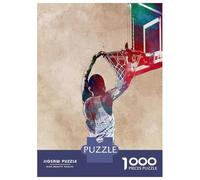 Puzzles for Adults 1000 Puzzles Basketball Sport Puzzles for Adults Relax Games Staycation Kill Time for Birthday, Chrismas 52x38cm/1000pcs
