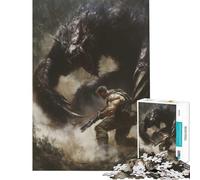 Puzzles for Adults 1000 Puzzles Beast Slayer Fun at Home Activities, Stress Reliever Family Games for Ages 14 And over (50x75cm)